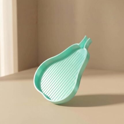 Mint green silk-finish 3D printed pear-shaped diamond painting tray.