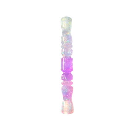 Galaxy purple and white resin diamond painting pen body (handle only).