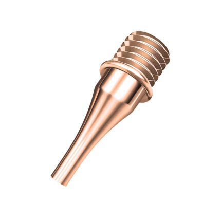 1-placer rose gold stainless steel diamond painting nib with 0.1mm ultra-thin precision edge.