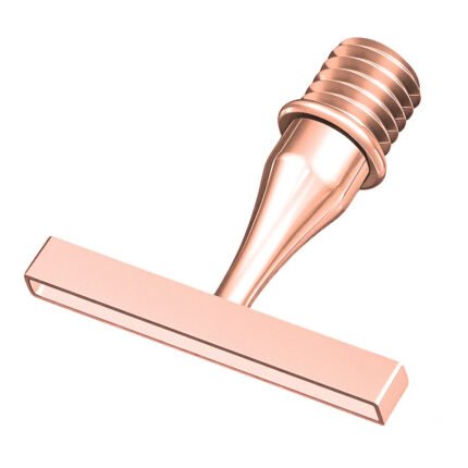 10-placer rose gold stainless steel diamond painting nib with 0.1mm ultra-thin precision edge.