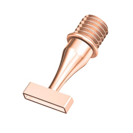 4-placer rose gold stainless steel diamond painting nib with 0.1mm ultra-thin precision edge.
