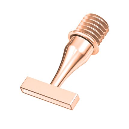 5-placer rose gold stainless steel diamond painting nib with 0.1mm ultra-thin precision edge.