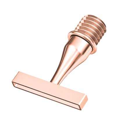 7-placer rose gold stainless steel diamond painting nib with 0.1mm ultra-thin precision edge.