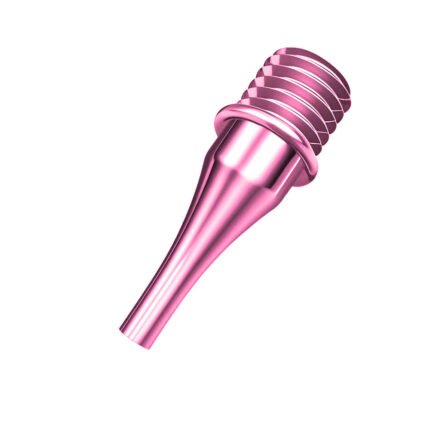 1-placer rose pink stainless steel diamond painting nib with 0.1mm ultra-thin edge.