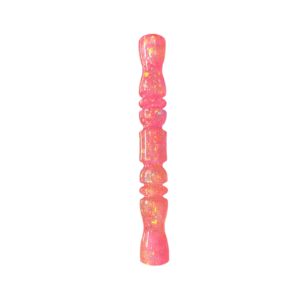 Sunset orange sparkle resin diamond painting pen body (handle only).